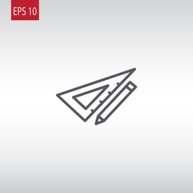 kalem ve cetvel simgesi 