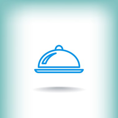 Restoran cloche simgesi