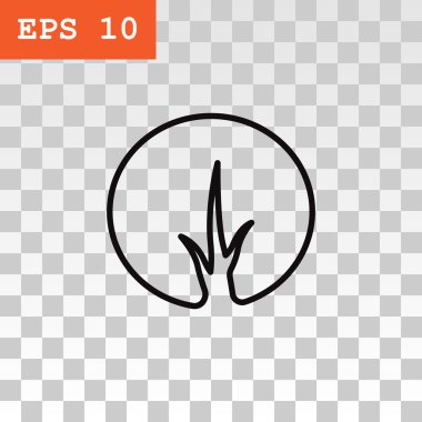 soyut ağaç simgesi