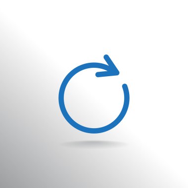 belirlediyseniz, ok simgesi yeniden başlatın