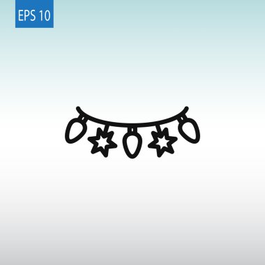 Noel çelenk simgesi