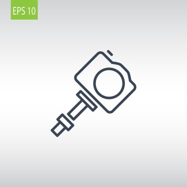 monopod selfie simgesi