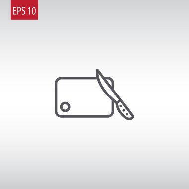 bıçak ve yönetim kurulu simgesi