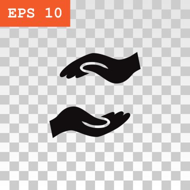 Yardım eller simgesini