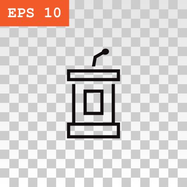 Tribün simgesi tasarım