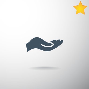 sadaka, web simgesi vermek.