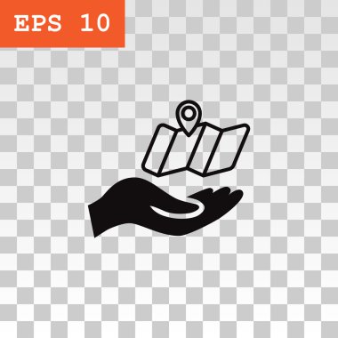 Konumu harita simgesi