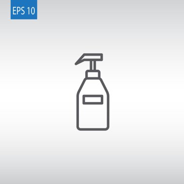 Jel, köpük veya sıvı sabun simgesi