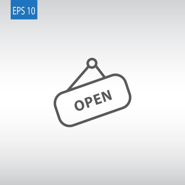 işareti açık web simgesi