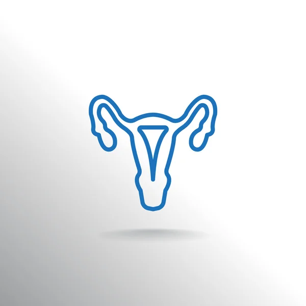 Icona web di ginecologia — Vettoriale Stock