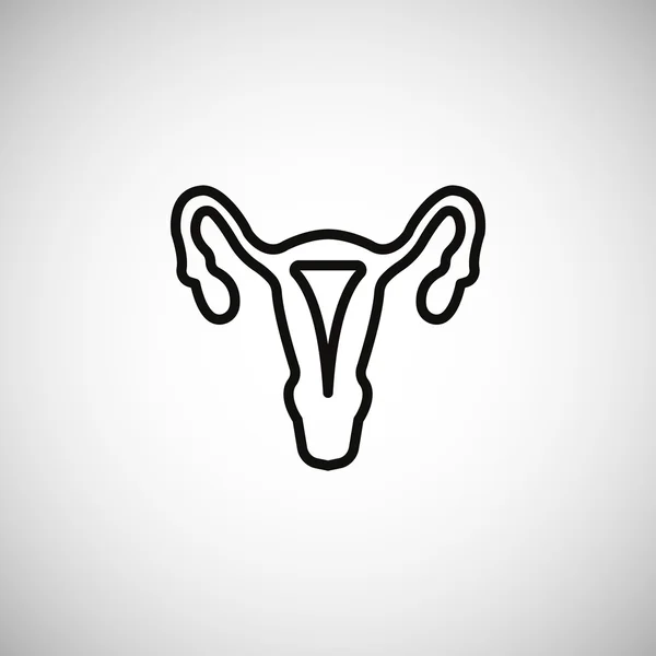 Gynecology web icon — Stock Vector