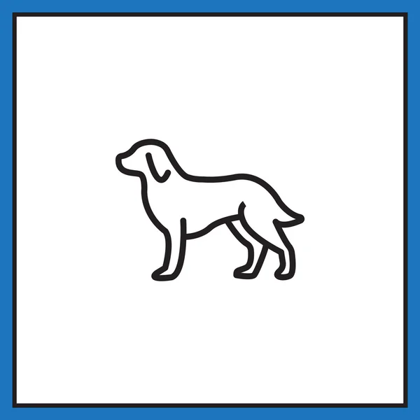 Hond web Icon. — Stockvector