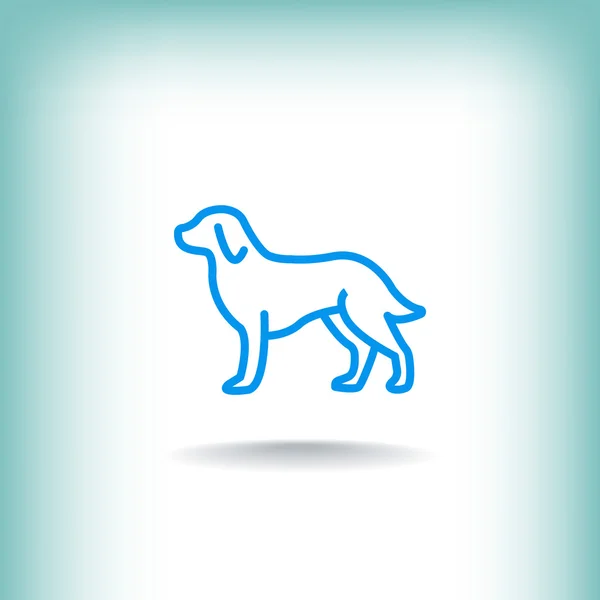 Icono de web para perros . — Vector de stock