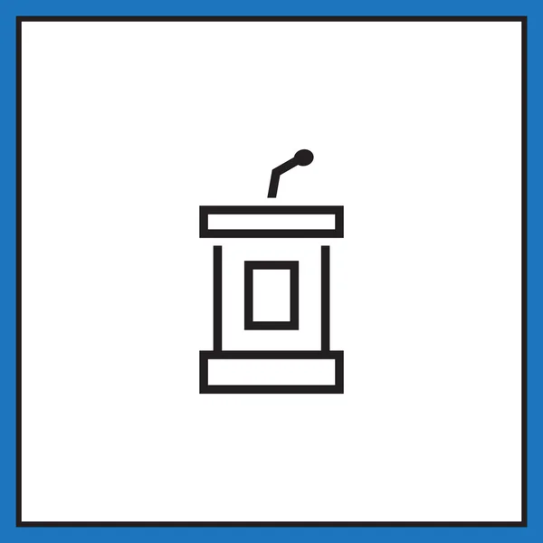 Tribune ikon design — Stock vektor