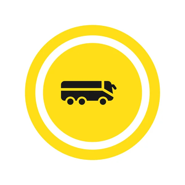 Autobusová doprava ikona — Stockový vektor