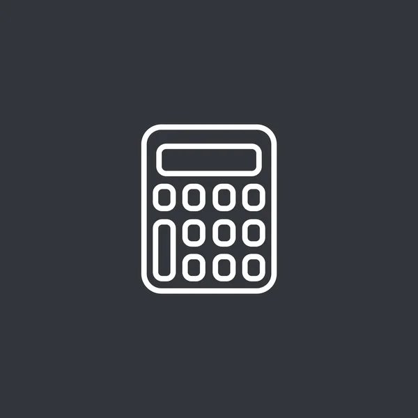 Иконка веб калькулятора — стоковый вектор