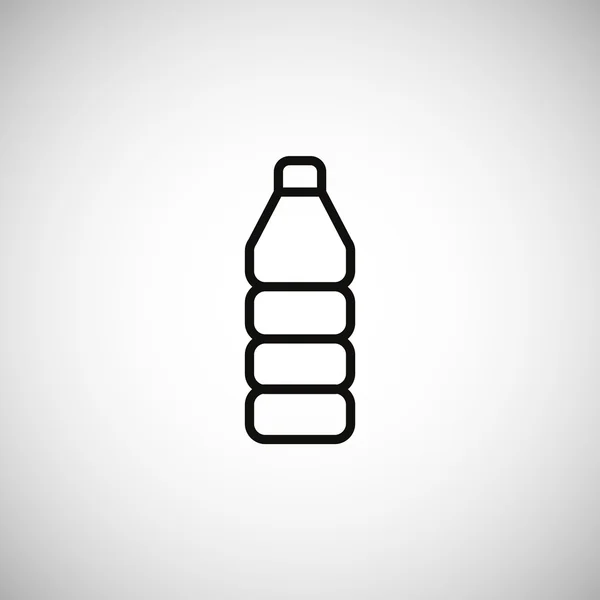 Plastic bottle icon — Stock Vector