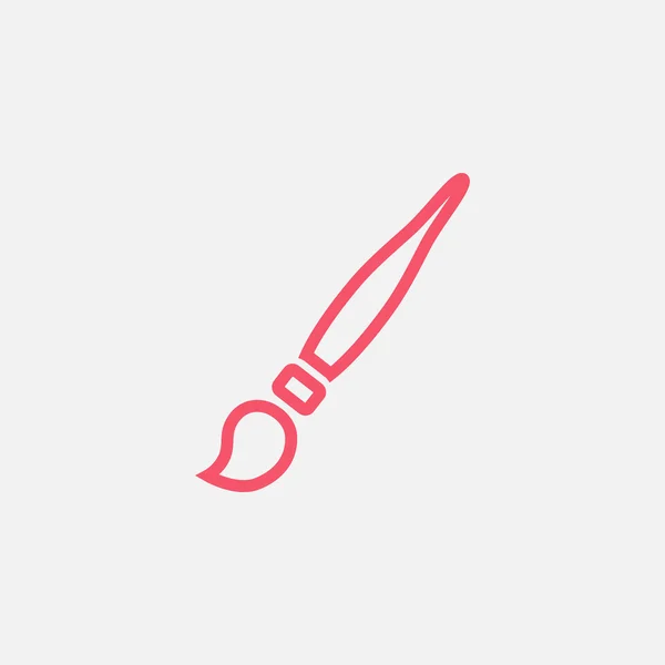 Artist paintbrush icon — Stock Vector