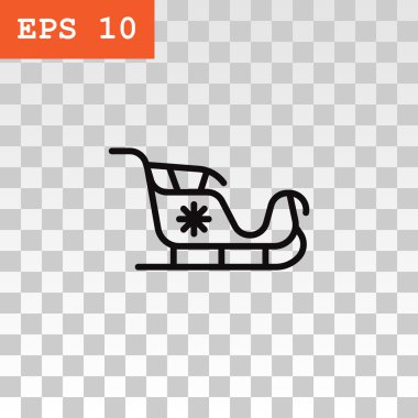 Noel Baba kızağı simgesi