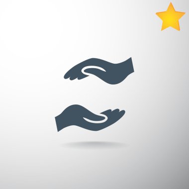 Yardım eller simgesini