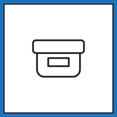 yiyecek kabı simgesi