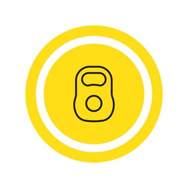 Spor ağırlık kettlebell simgesi