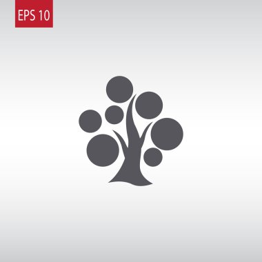 soyut ağaç simgesi