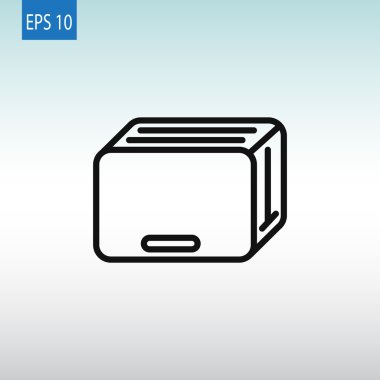 mutfak ekmek kızartma makinesi simgesini