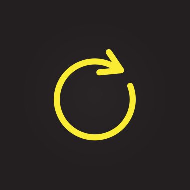 belirlediyseniz, ok simgesi yeniden başlatın