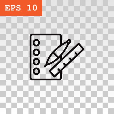 Not defteri simgesi eğitim araçları