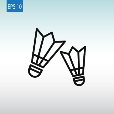 badminton mekik siki simgesi 