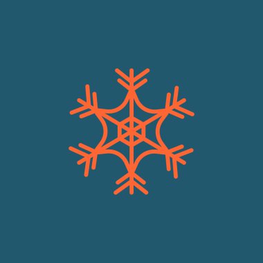 kış kar tanesi simgesi