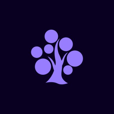 soyut ağaç simgesi