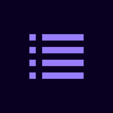 Liste Simgesini Kontrol Et