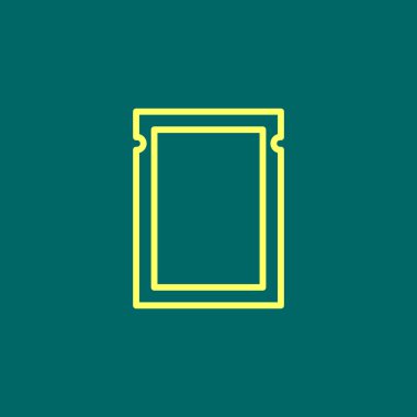 Polietilen torba simgesi.