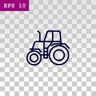 çiftlik traktörü simgesi 