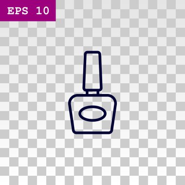 sıvı simge için cam şişe