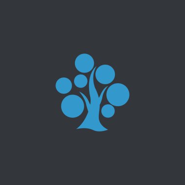 soyut ağaç simgesi