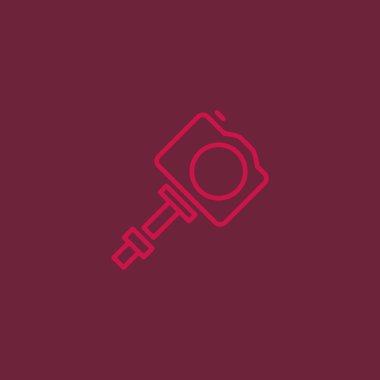 monopod selfie simgesi