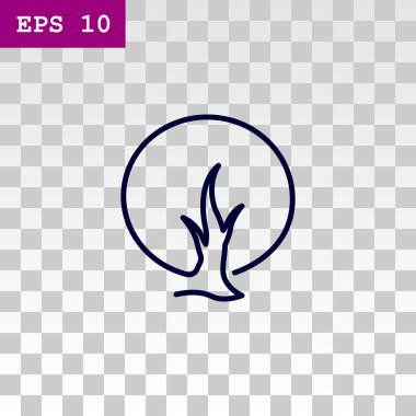 soyut ağaç simgesi