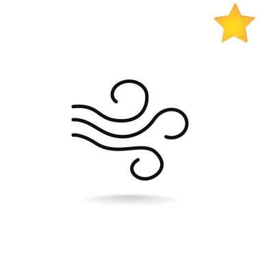 Esen rüzgar simgesi. 