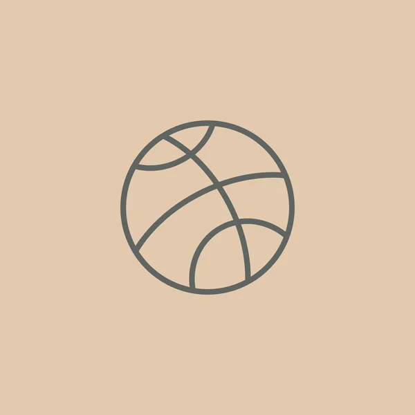 Αξεσουάρ εικονίδιο μπάσκετ — Διανυσματικό Αρχείο