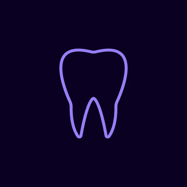 Dente, ícone de odontologia —  Vetores de Stock