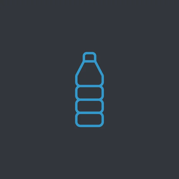 Plastic bottle icon — Stock Vector