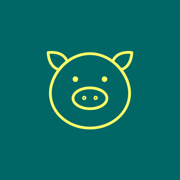 pig head icon