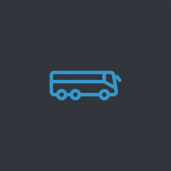 Busz közlekedési ikon — Stock Vector