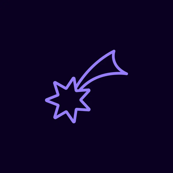 Star Flat Icône. — Image vectorielle