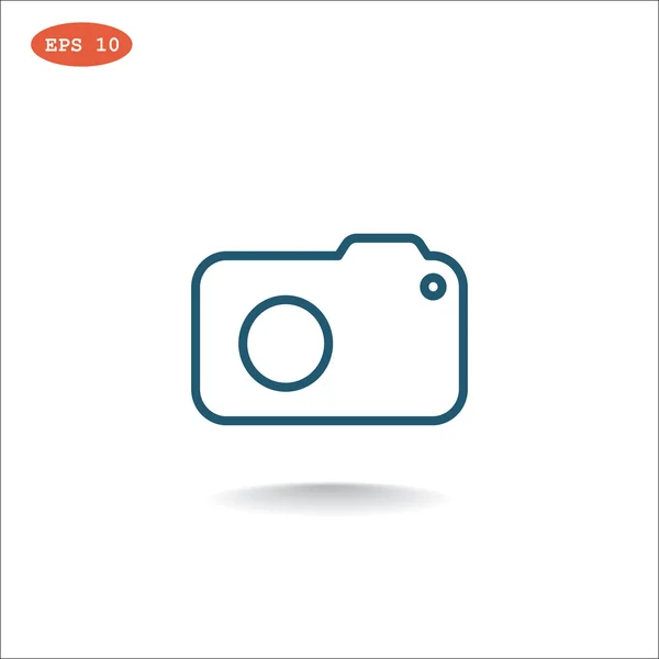 Foto camera pictogram — Stockvector