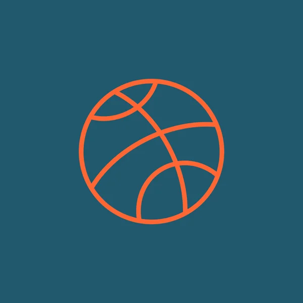 Icono de accesorio de baloncesto — Vector de stock