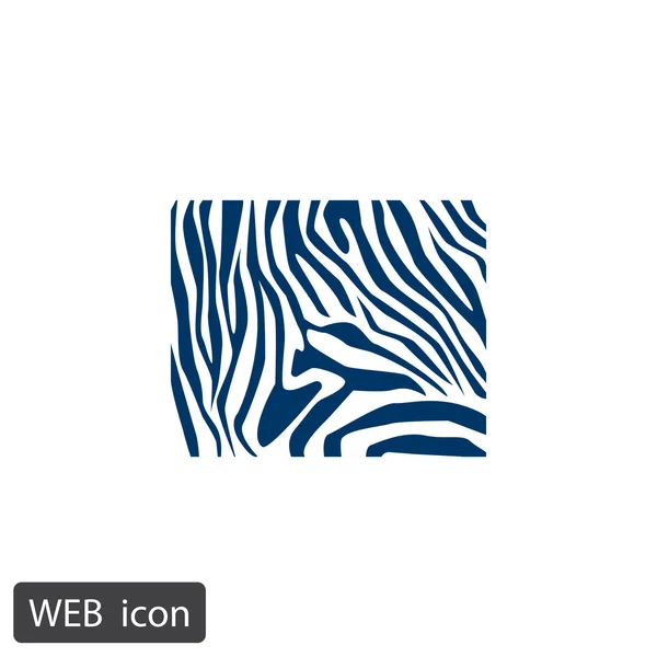 Symbole de motif Zebra Stripes — Image vectorielle